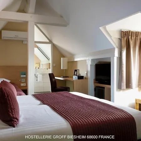 Aux Deux Clefs Groff Hotel Biesheim